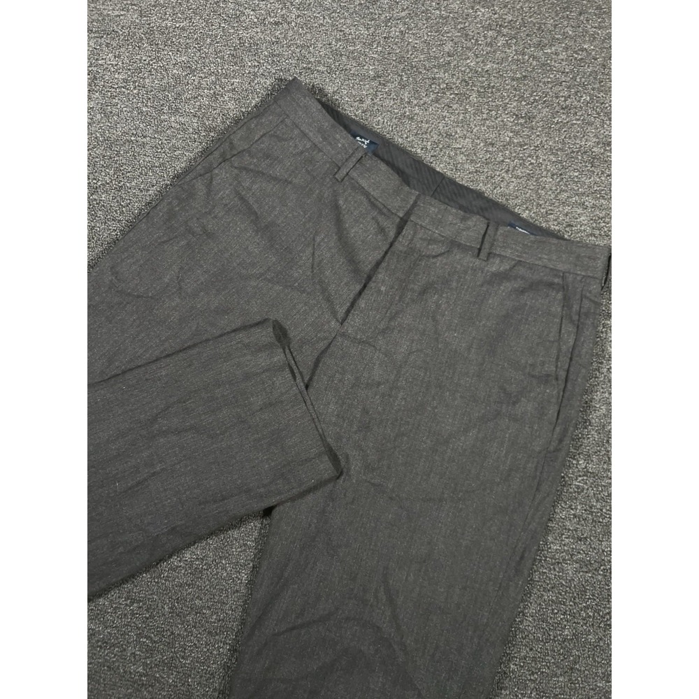 J Crew Thompson Dress Pants Men's 34x30 (Fits 36x30) Gray Slim Flex Wool